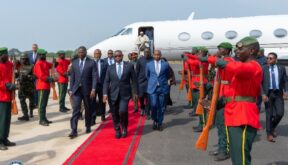 ECOWAS Chair Julius Maada Bio Storms Bissau, Opens High-Stakes Talks With Guinea-Bissau Junta.