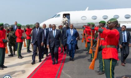 ECOWAS Chair Julius Maada Bio Storms Bissau, Opens High-Stakes Talks With Guinea-Bissau Junta.