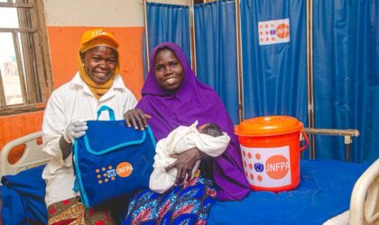 North East Nigeria: UNFPA Frontline Midwives Bring Lifesaving Care to Women and Girls at Custom IDP Camp, Borno State.  By Raymond Enoch