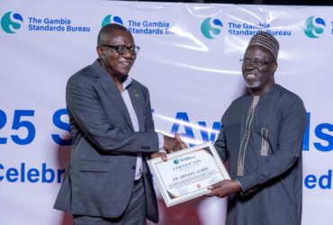 GAMBIA HONOURS DR ERNEST AUBEE FOR EXEMPLARY LEADERSHIP, GOVERNANCE AND NATIONAL QUALITY REFORMS.  By Raymond Enoch