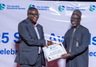 GAMBIA HONOURS DR ERNEST AUBEE FOR EXEMPLARY LEADERSHIP, GOVERNANCE AND NATIONAL QUALITY REFORMS.  By Raymond Enoch