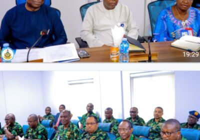NAF, NIMASA FORGE POWER PARTNERSHIP TO DEFEND NIGERIA’S BLUE ECONOMY As Mobereola, Aneke deepen air–maritime security architecture By Raymond Enoch