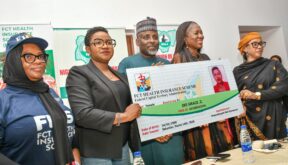 Dr. Adedolapo Fasawe, NUJ President Urges Philanthropists to Sponsor Health Insurance for Journalists as NUJ FCT Launches Scheme  By Raymond Enoch