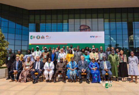 ECOWAS Vice President H.E. Mrs. Damtien L. TCHINTCHIBIDJA Leads  Gambia Project Handover  By Raymond Enoch