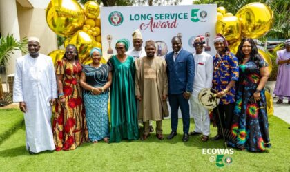Dr Bappah Celebrates ECOWAS Staff, Stresses Service and Recognition as Pillars of Growth  By Raymond Enoch
