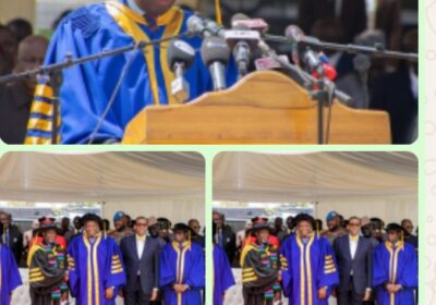 President Barrow Attend UTG Convocation, Presides Over 1,633 Students, Promotes 138 Academic Staff  By Raymond Enoch