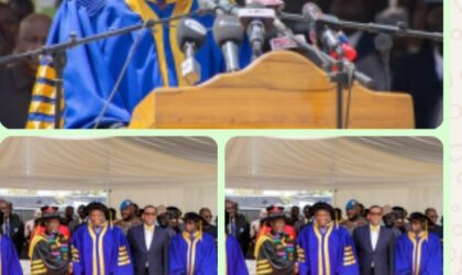 President Barrow Attend UTG Convocation, Presides Over 1,633 Students, Promotes 138 Academic Staff  By Raymond Enoch
