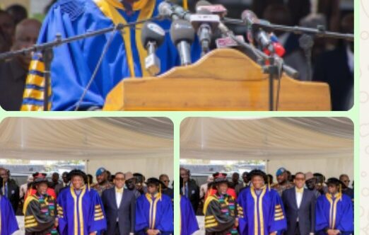 President Barrow Attend UTG Convocation, Presides Over 1,633 Students, Promotes 138 Academic Staff  By Raymond Enoch