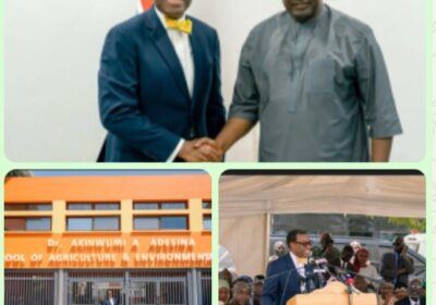 UTG Honours Dr. Akinwumi Adesina With School of Agriculture, Env, Sciences Naming at 18th University Convocation  By Raymond Enoch