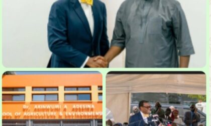 UTG Honours Dr. Akinwumi Adesina With School of Agriculture, Env, Sciences Naming at 18th University Convocation  By Raymond Enoch