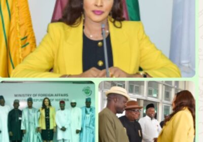Bianca Odumegwu-Ojukwu Takes Charge at Foreign Affairs Ministry, Vows to Deepen Nigeria’s 4D Diplomacy Agenda  By Raymond Enoch