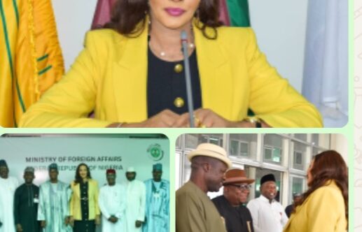 Bianca Odumegwu-Ojukwu Takes Charge at Foreign Affairs Ministry, Vows to Deepen Nigeria’s 4D Diplomacy Agenda  By Raymond Enoch