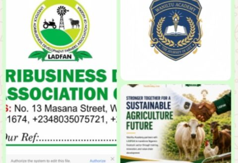 LADFAN, WANILTU Academy Seal Strategic Partnership to Transform Nigeria’s Livestock, Agribusiness Sector Targets Youth, Modern Farming, Value Chain Expansion Across Nigeria  By Raymond Enoch