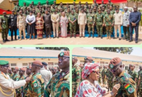 GHANCOY 4, Other ESSMGB Receive Medals for Sacrifice and Regional Stability Efforts  By Raymond Enoch