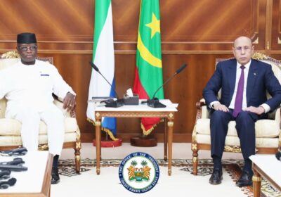 President Bio, Mauritania’s Ghazouani Hold Crucial Talks on Sahel Security, Regional Integration By Raymond Enoch