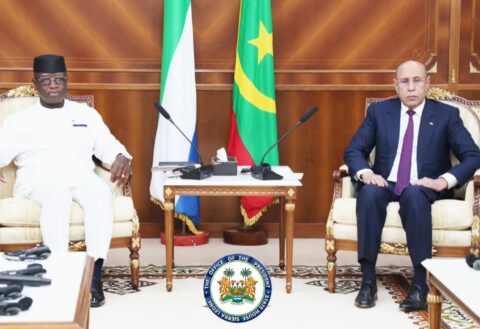 President Bio, Mauritania’s Ghazouani Hold Crucial Talks on Sahel Security, Regional Integration  By Raymond Enoch