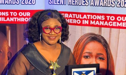 GRACE IKE HONOURED WITH SILENT HERO IN MANAGEMENT AWARD, PLEDGES GREATER SERVICE TO JOURNALISM  By Raymond Enoch
