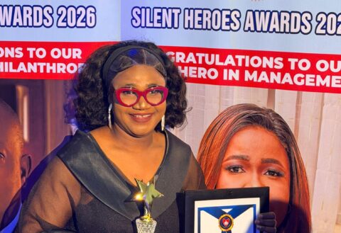 GRACE IKE HONOURED WITH SILENT HERO IN MANAGEMENT AWARD, PLEDGES GREATER SERVICE TO JOURNALISM  By Raymond Enoch