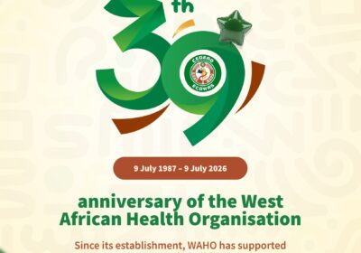 WAHO at 39: Four Decades of Regional Unity Driving Better Health Across West Africa  By Raymond Enoch