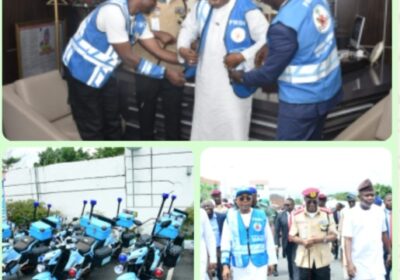 Ododo Strengthens FRSC with 10 Electric Patrol Bikes, Named Kogi Special Marshals Patron By Raymond Enoch