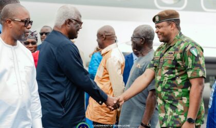 ECOWAS HAILS MAADA BIO,APPLAUDS TINUBU AS KOROMA RETURNS TO SIERRA LEONE,Says dropping charges against former president is new path to Reconciliation,Unity, Lasting peace By Raymond Enoch ECOWAS HAILS MAADA BIO,APPLAUDS TINUBU AS KOROMA RETURNS TO SIERRA LEONE,Says dropping charges against former president is new path to Reconciliation,Unity, Lasting peace By Raymond Enoch