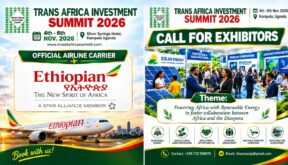 Ethiopian Airlines Named Official Carrier for Trans Africa Investment Summit as Kampala Gears Up for Africa-Diaspora Investment Forum  By Raymond Enoch