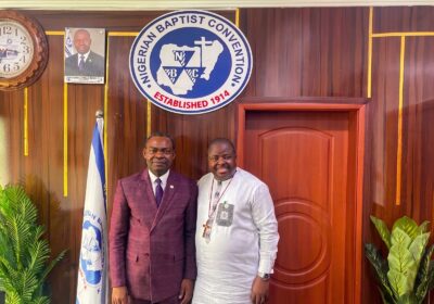 Onyemara, Idowu Forge Stronger Christian Unity as CCN Chief Visits Baptist President in Ibadan  By Raymond Enoch