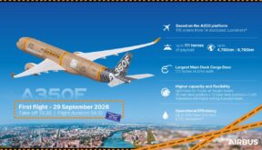 AIRBUS LAUNCHES A350F FOR ITS CUSTOMERS WORLDWIDE  By Raymond Enoch