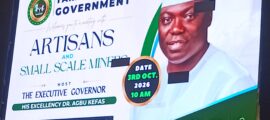 Mining crisis may shape Taraba’s 2027 political transition  By Raymond Enoch