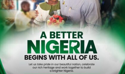 Alausa Salutes Nigerians at 66, Says Education Key to Renewed Hope  By Beauty Akporido Aroh